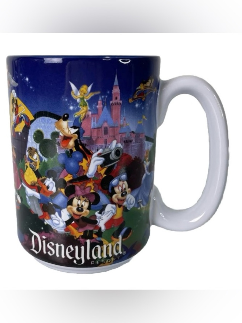Disney White Ceramic Mug with Disneyland Parks Logo